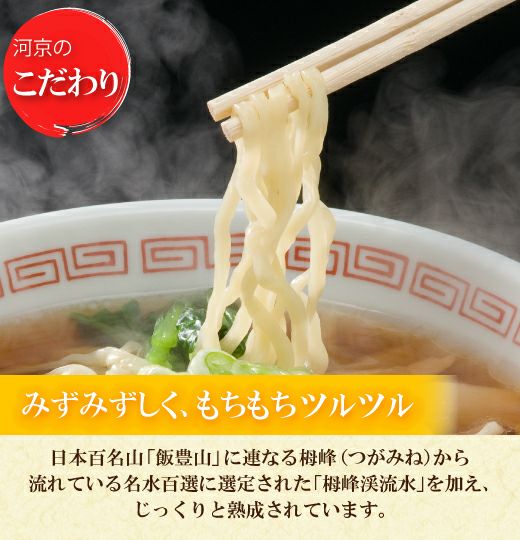 具付き喜多方ラーメン 2食箱入り（醤油）（とろっとチャーシュー） | 喜多方ラーメンの河京 公式オンラインショップ