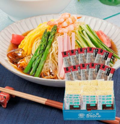 喜多方ラーメン冷やし中華10食入（とろっとチャーシュー付）（醤油10）